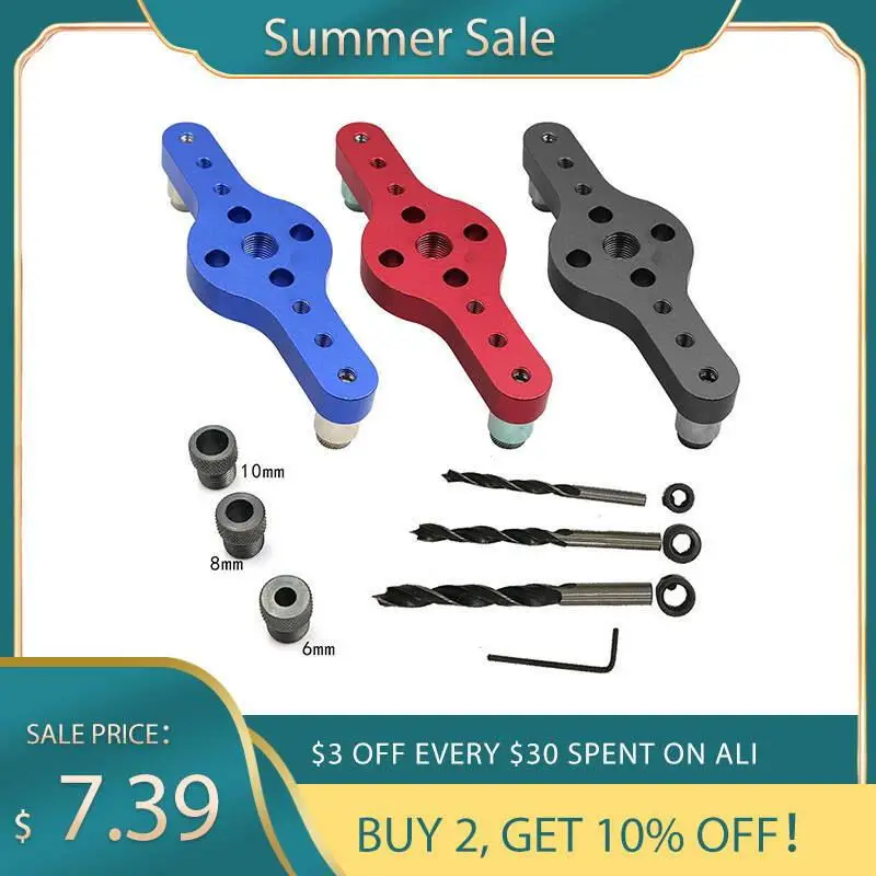 Кондуктор для сверления отверстий диаметр 6/8/10 мм центрирующая дрель мм|Наборы