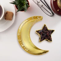 ramadan festival tray muslim moon star tranditional serving tray dessert plate kitchen items food trays decorative luxury tray