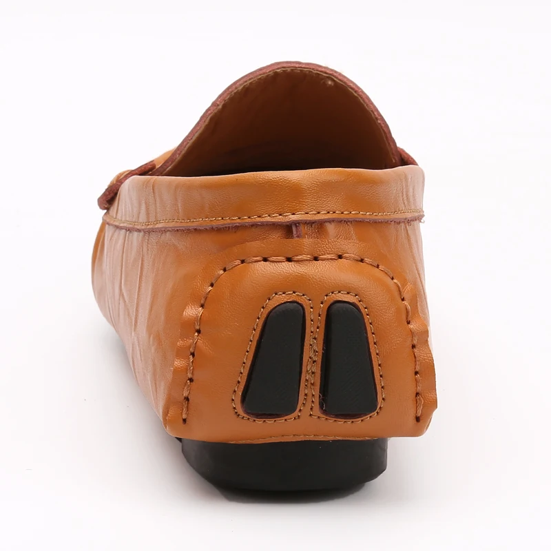 Мокасины FEVRAL мужские из натуральной кожи дышащие туфли на плоской подошве