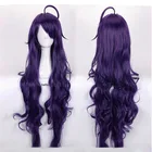Серафим конца Asuramaru парики для косплея длинные фиолетовые термостойкие синтетические волосы парик + парик Кепка
