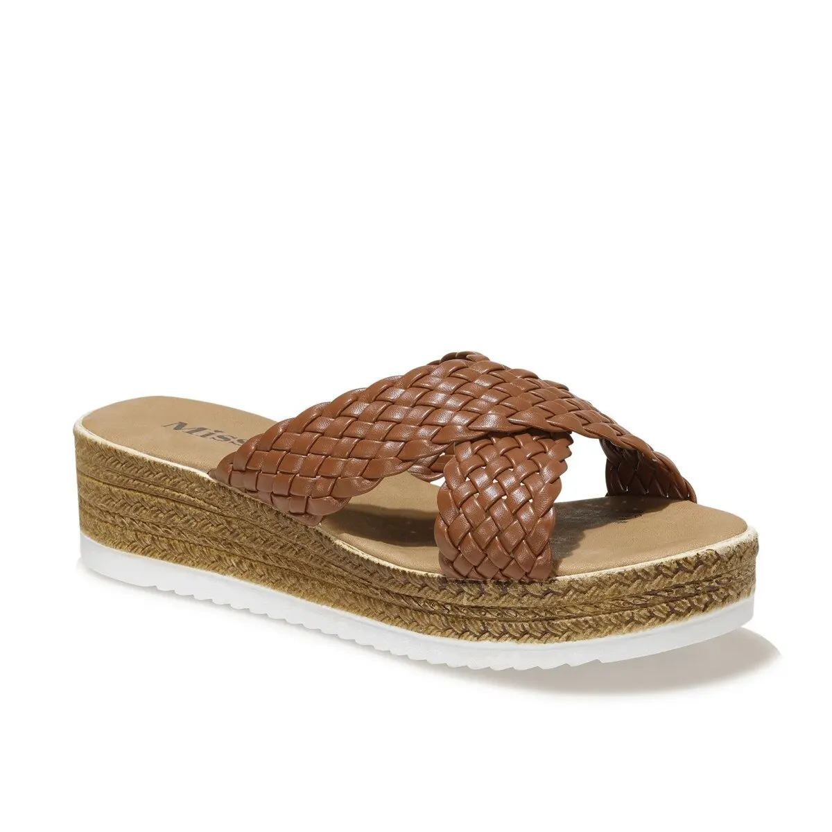 

Коричневые женские тапочки DS21057 1FX