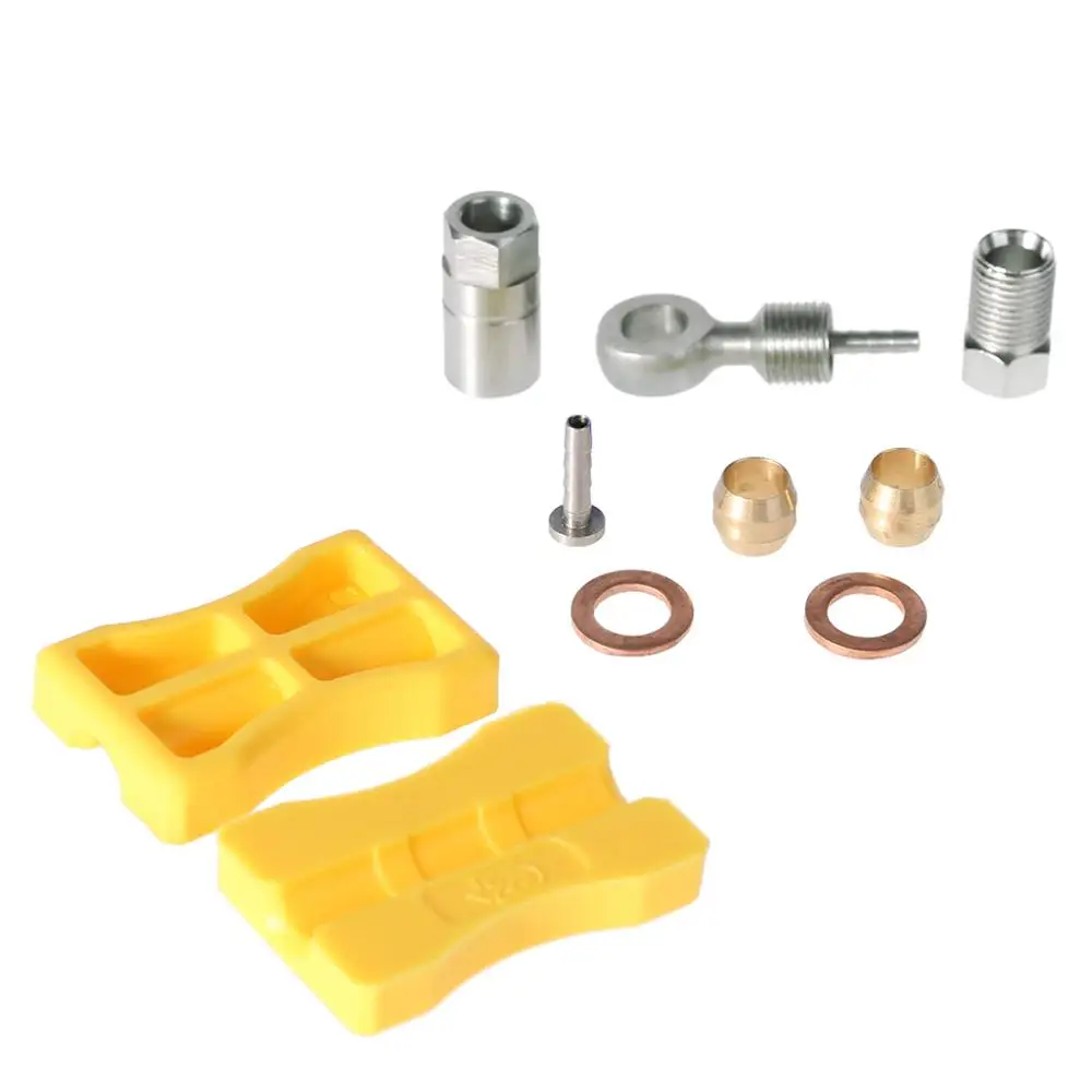 1 комплект EZmtb оливковый шланг адаптер велосипедный тормоз вставка масло