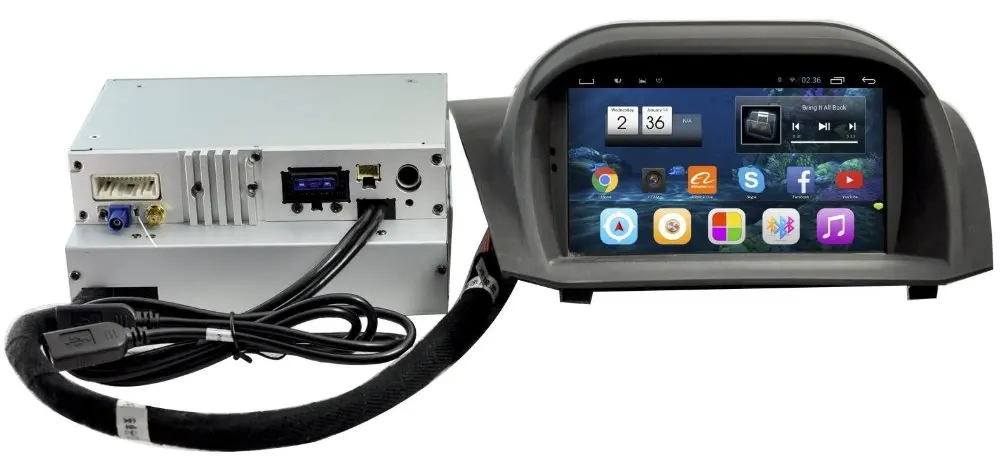 2 Гб ОЗУ 32 ПЗУ Android 78 1 7 дюймов Автомобильный dvd проигрыватель с Gps для форд фиеста