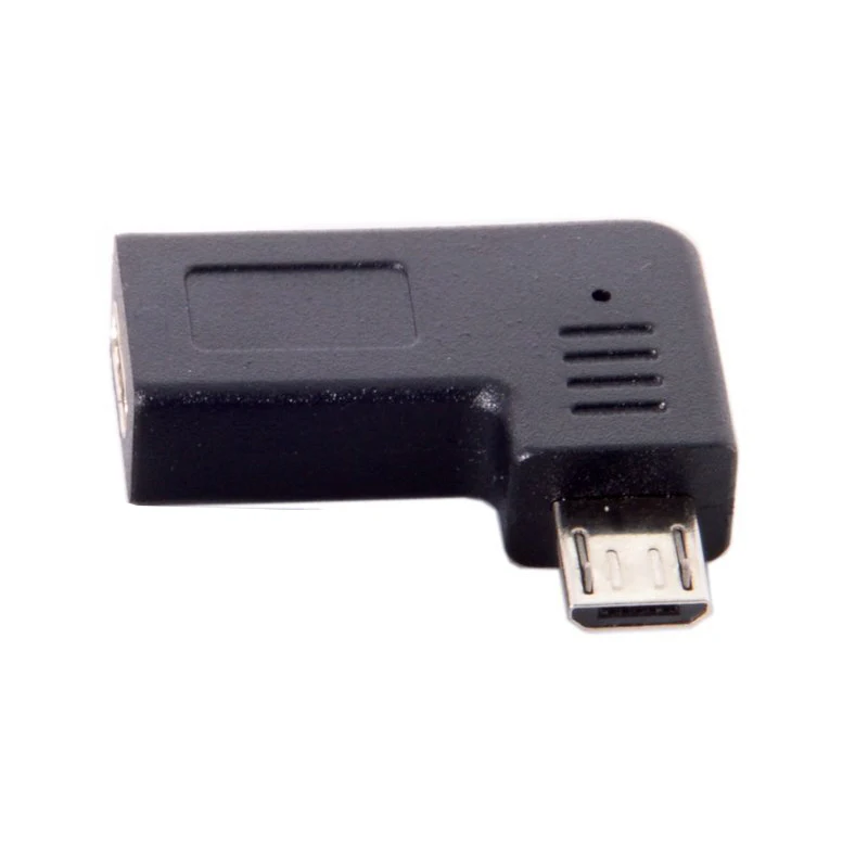 USB-C Type-C Женский Micro-USB 2 0 5Pin адаптер для передачи данных 90 градусов левый и правый
