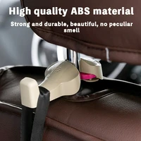 2pcs universal car headrest back seat hook seat hanger vehicle organizer holder for handbags purses coats and grocery bag