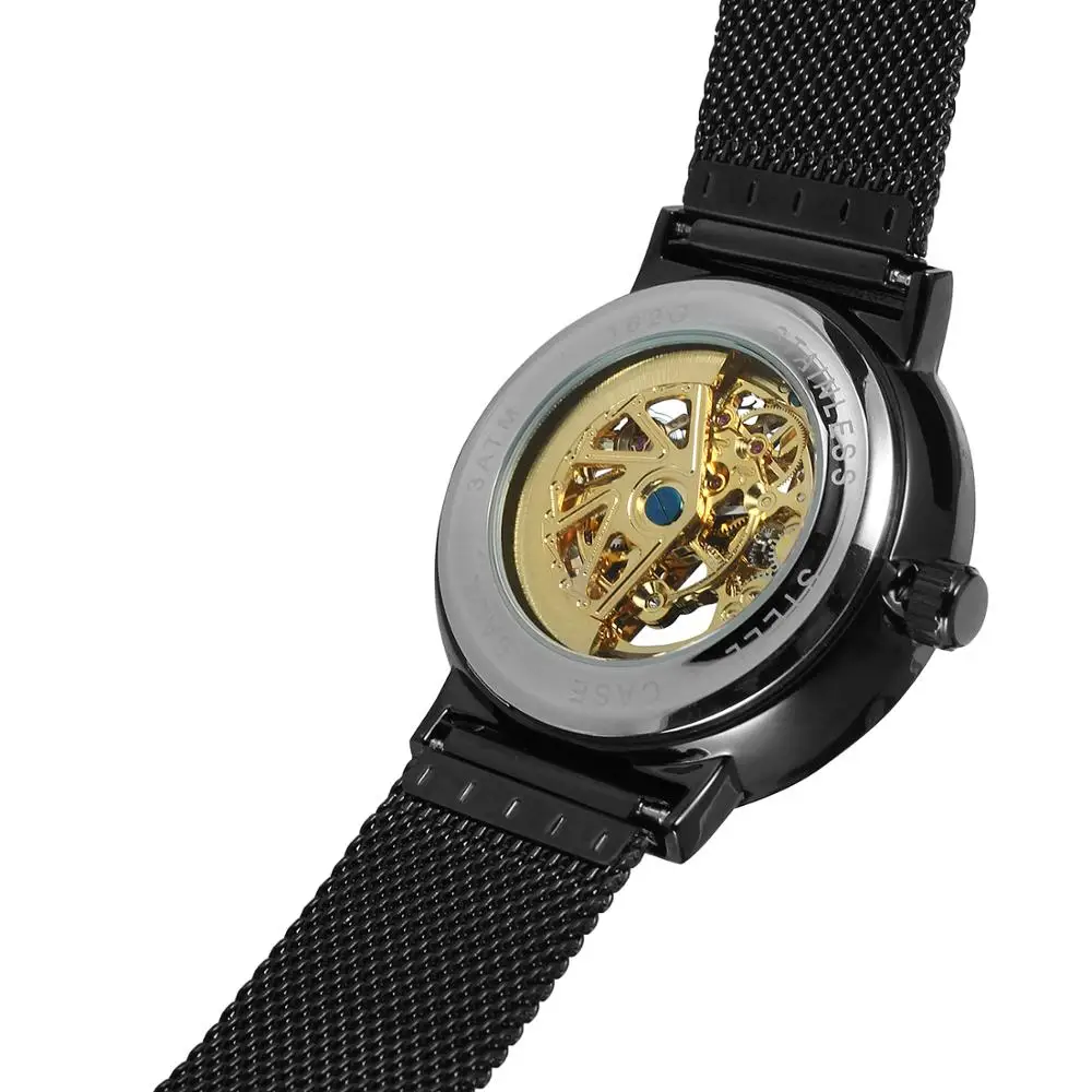 Часы наручные FORSINING Мужские механические прозрачные автоматические в стиле