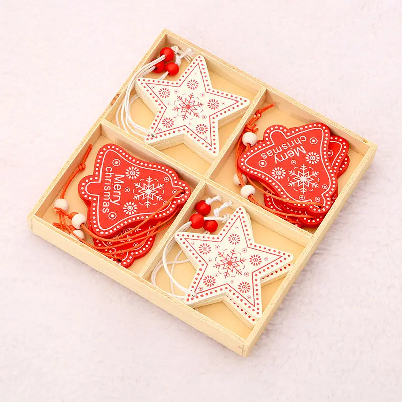 

Net Red Christmas Ornaments Ins Christmas Snowflake Five-pointed Star Christmas Tree Pendant Ornaments Creative Cute Children