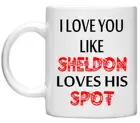 Я люблю вас, как Шелдон любит его кружку Теория большого взрыва