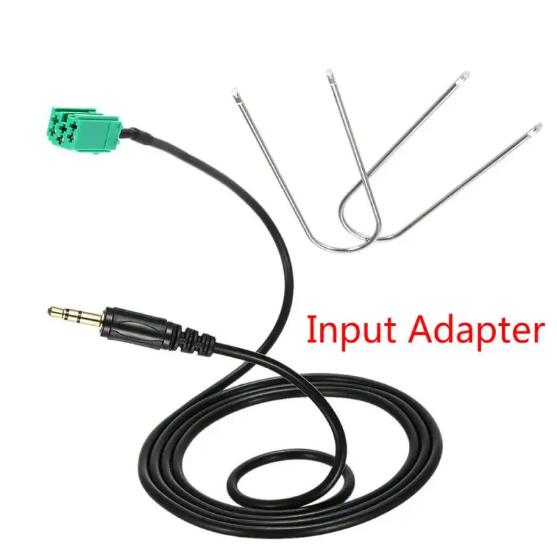 Car Aux Stereo Audio Line Input Adapter Cable 3.5mm For IPhone IPod MP3 Ford Focus Mk2 Bmw E60 Peugeot 407 | Автомобили и