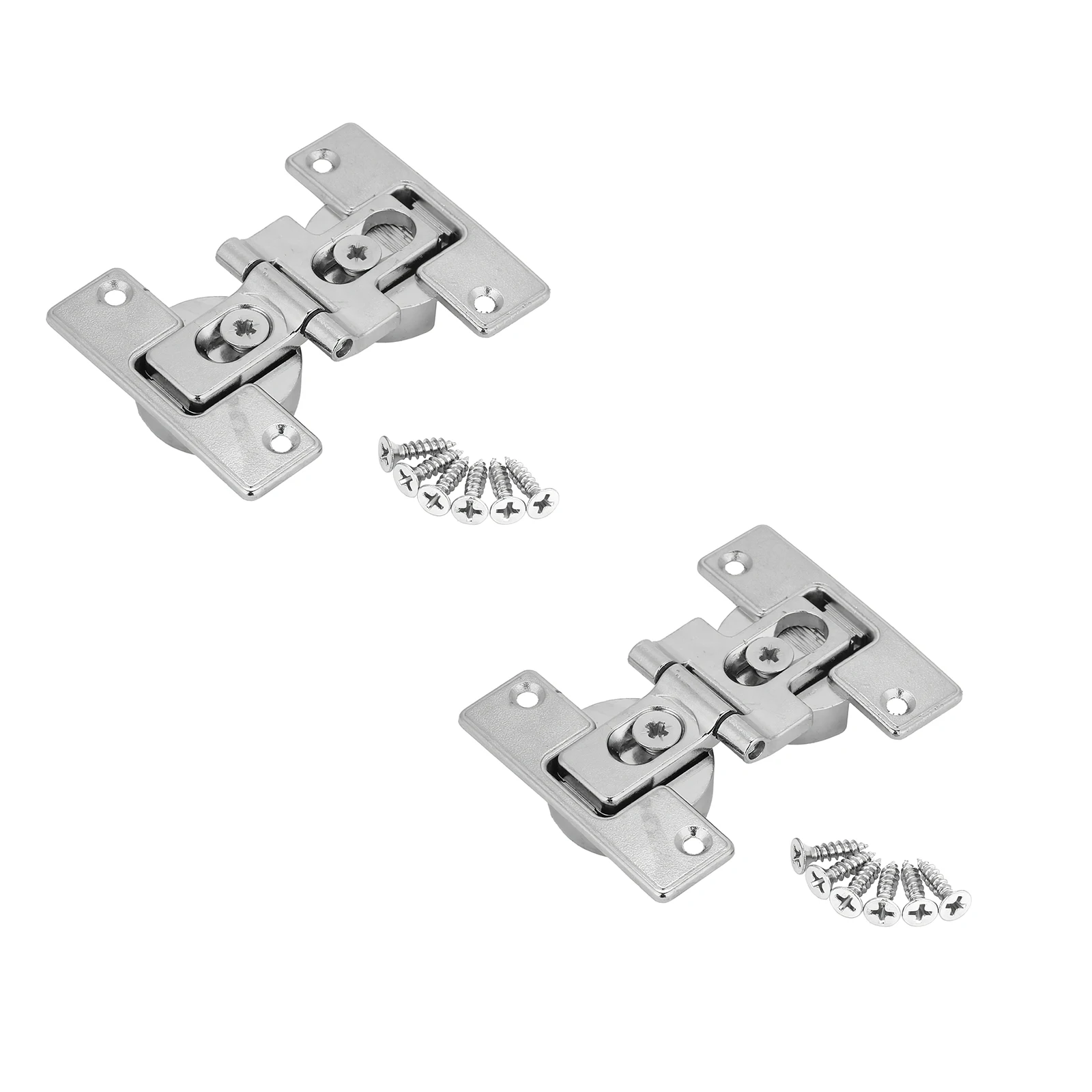 

2pc180 градусов шарниры шкафа из цинкового сплава мебельная дверь складные hingesпотайные петли регулируемые для угловых складных дверей шкафа