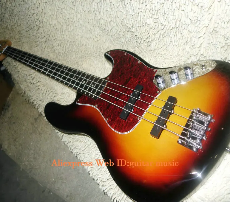 Оптовая продажа бас гитар Sunburst 4 Струны электрический новое поступление Лучшие