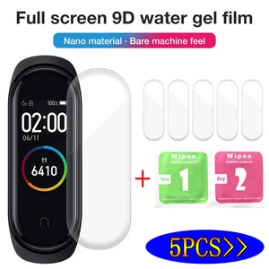 Гидрогелевая пленка для смарт-браслета Xiaomi Mi Band 4, 5 шт.лот, полное покрытие