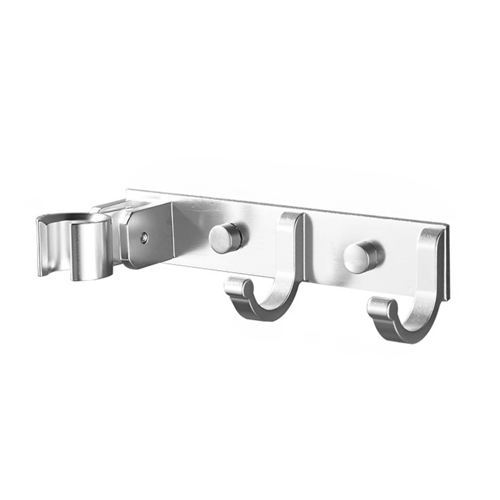 

Adjustable Shower Head Bracket 2pcs Storage Shelf Organizer With Hanging Hooks Shower Holder For Bathroom Shower Pipe Holder