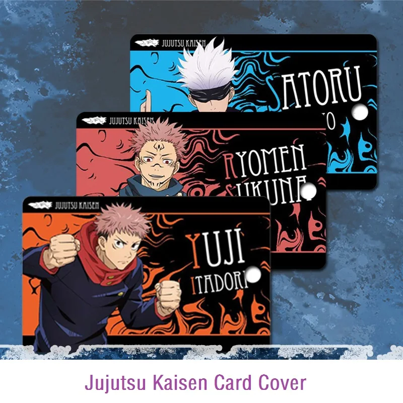 

1 шт. Jujutsu кайсен акриловое волокно для карт из искусственной кожи Юдзи Itadori Fushiguro Megumi Gojo Satoru ID банковских карт Чехлы для сбора 10.2x6.25cm