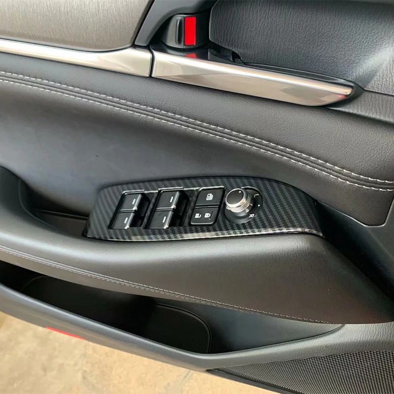 ABS 4pcs Door Armrest Window Lift Button Control Panel Cover Trim Inner For Mazda 6 Atenza 2019 2020 Accessories | Автомобили и