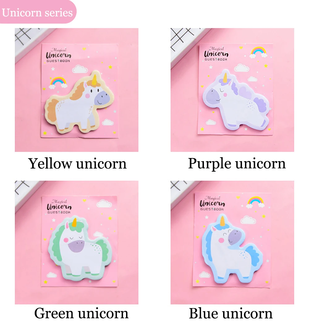 (10 шт./шт.) симпатичная маленькая записная книжка в виде розовой свиньи единорога