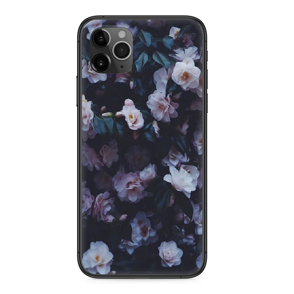 

Back shell Simplicity beautiful forest Phone Case cover For Iphone 11 7 8 XR 5 5C 5S 6 6S PLUS X XS PRO SE 2020 MAX black prime