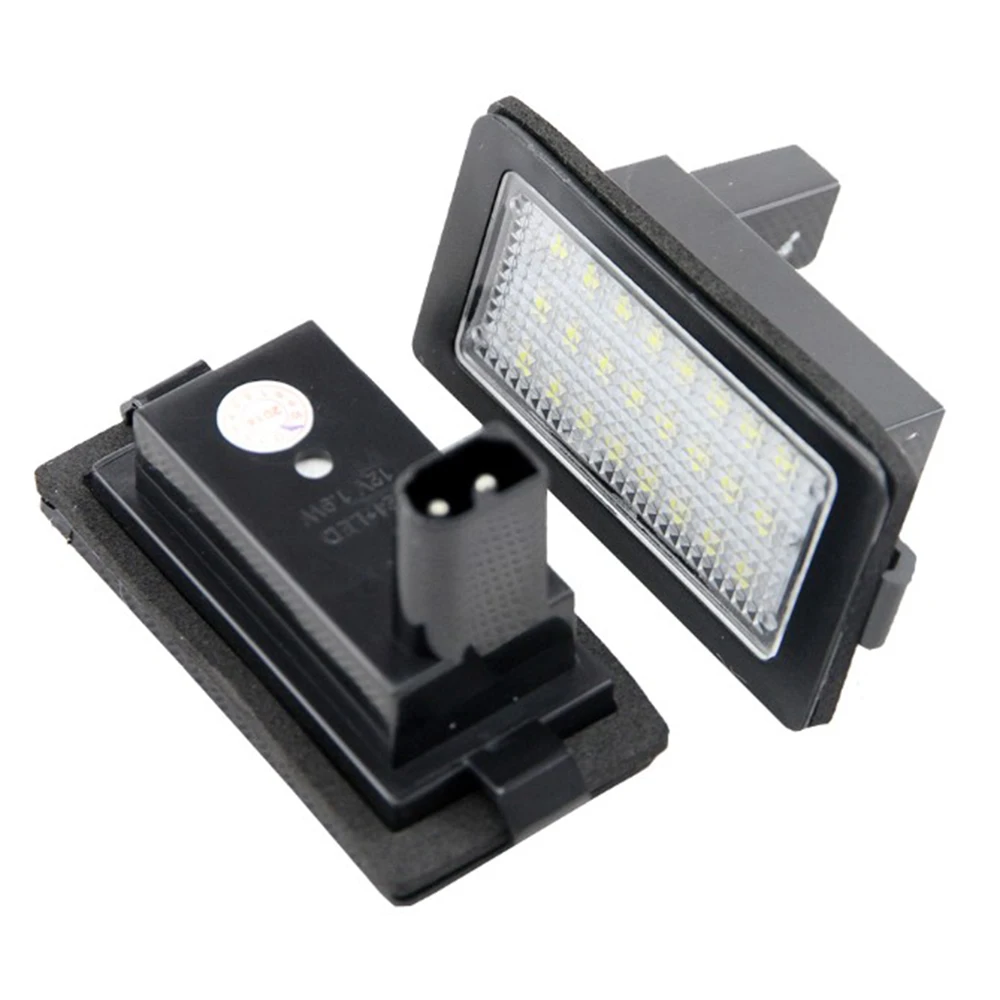 

2pcs LED Lights White Car For BMW E38 1995-2001 License Plate Portable