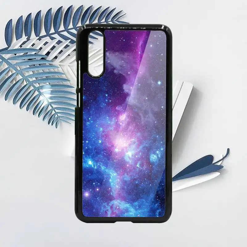 

Purple Starry Sky universe Phone Case PC For Samsung galaxy S note 8 9 20 10 e lite2019 plus pro ultra