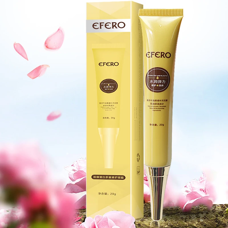 

EFERO Moisturizing Eye Cream Deep Repair Dark Circle Eye Cream Collagen Essence Anti Aging Wrinkle Cream for Eye Care Firming
