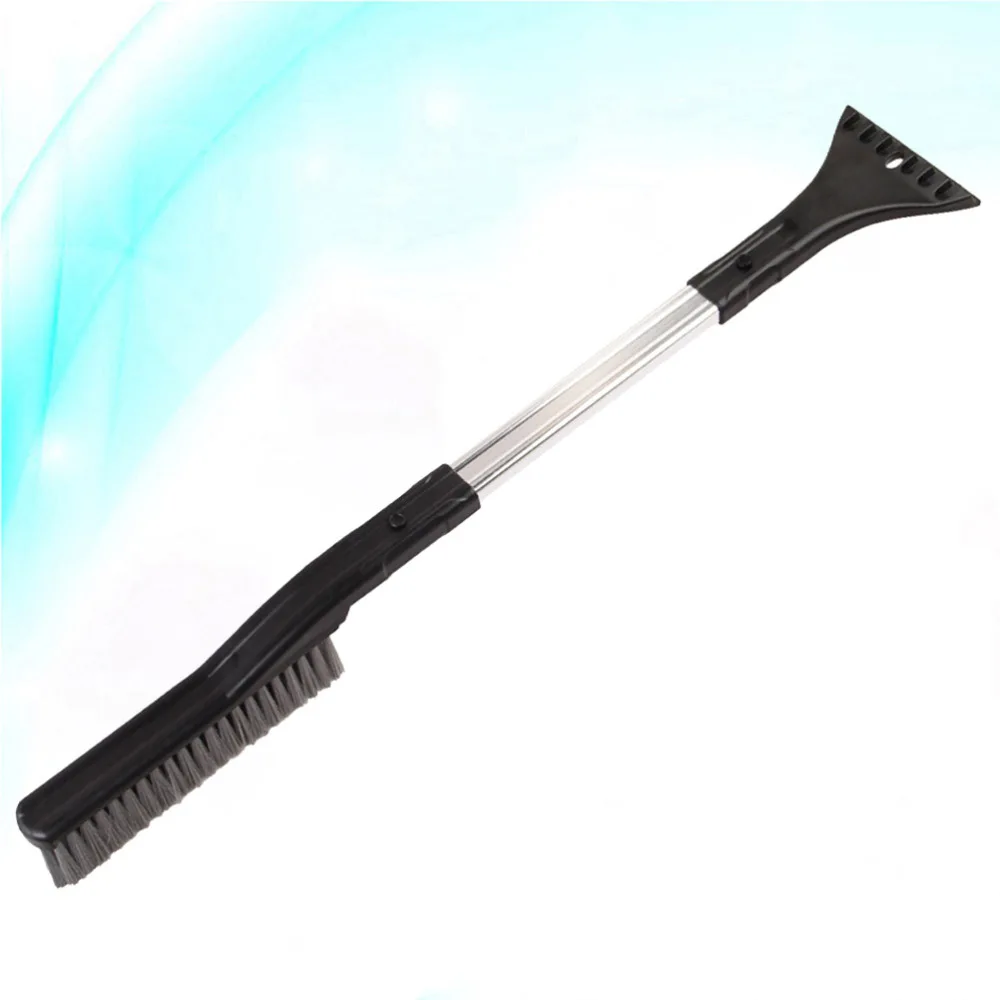 

2 in 1 Car Deicing Defrosting Snow Shovel Scraper and Snow Brush Long Aluminium Alloy Handle Bush Hair Cleaning Tool for Au