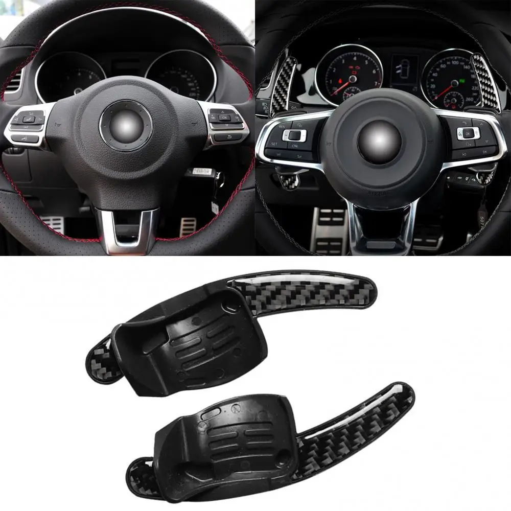 

2 шт., автомобильные наклейки на рулевое колесо для VW Golf 6 R MK6 Scirocco 09-16