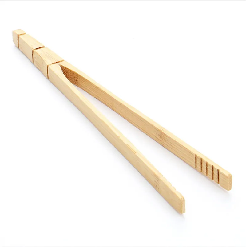 Женский Натуральный Бамбуковый Пинцет для чайной чашки щипцы деревянный пинцет