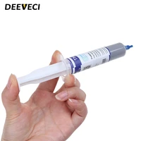 30gpcs grey thermal silicone grease syringe paste for led cpu gpu household appliances electronic components cooling