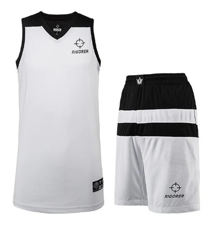 Высококачественная Мужская баскетбольная майка сетчатый баскетбольный костюм