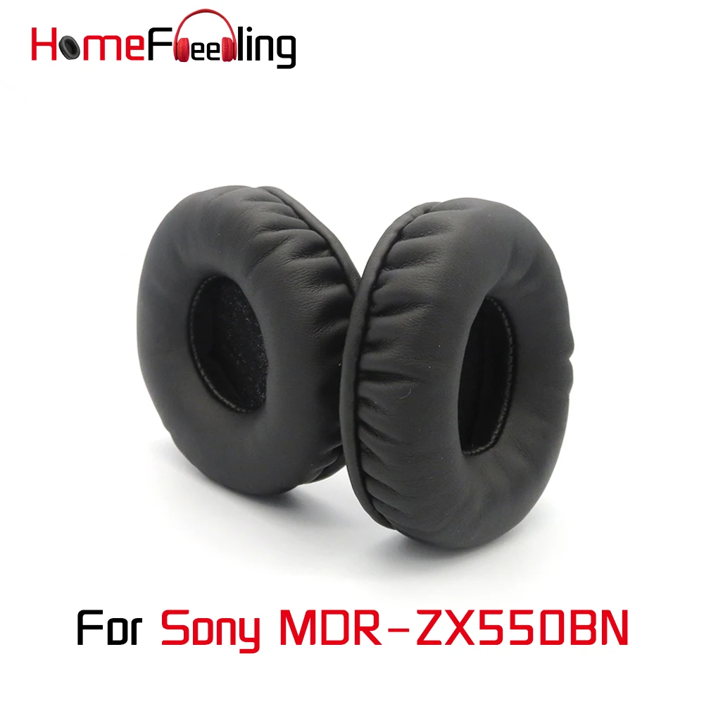 Homefeeling Ear Pads For Sony MDR ZX550BN MDR-ZX550BN Earpads Round Universal Leahter Repalcement Parts Ear Cushions homefeeling ear pads for sony mdr hw300k earpads round universal leahter repalcement parts ear cushions