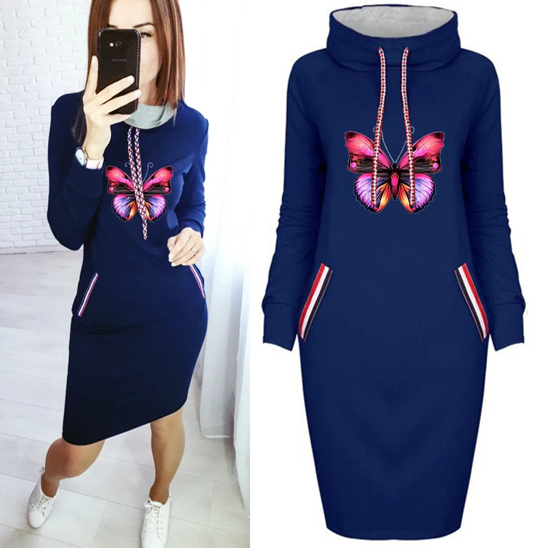 2020 осеннее платье женская обувь с украшениями в виде цветков и бабочек Печать