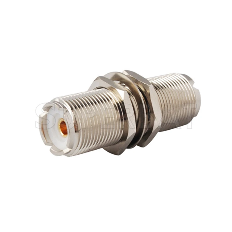 Superbat UHF Jack to UHF SO-239 Female Bulkhead-British Version RF Adapter Coaxial Connector