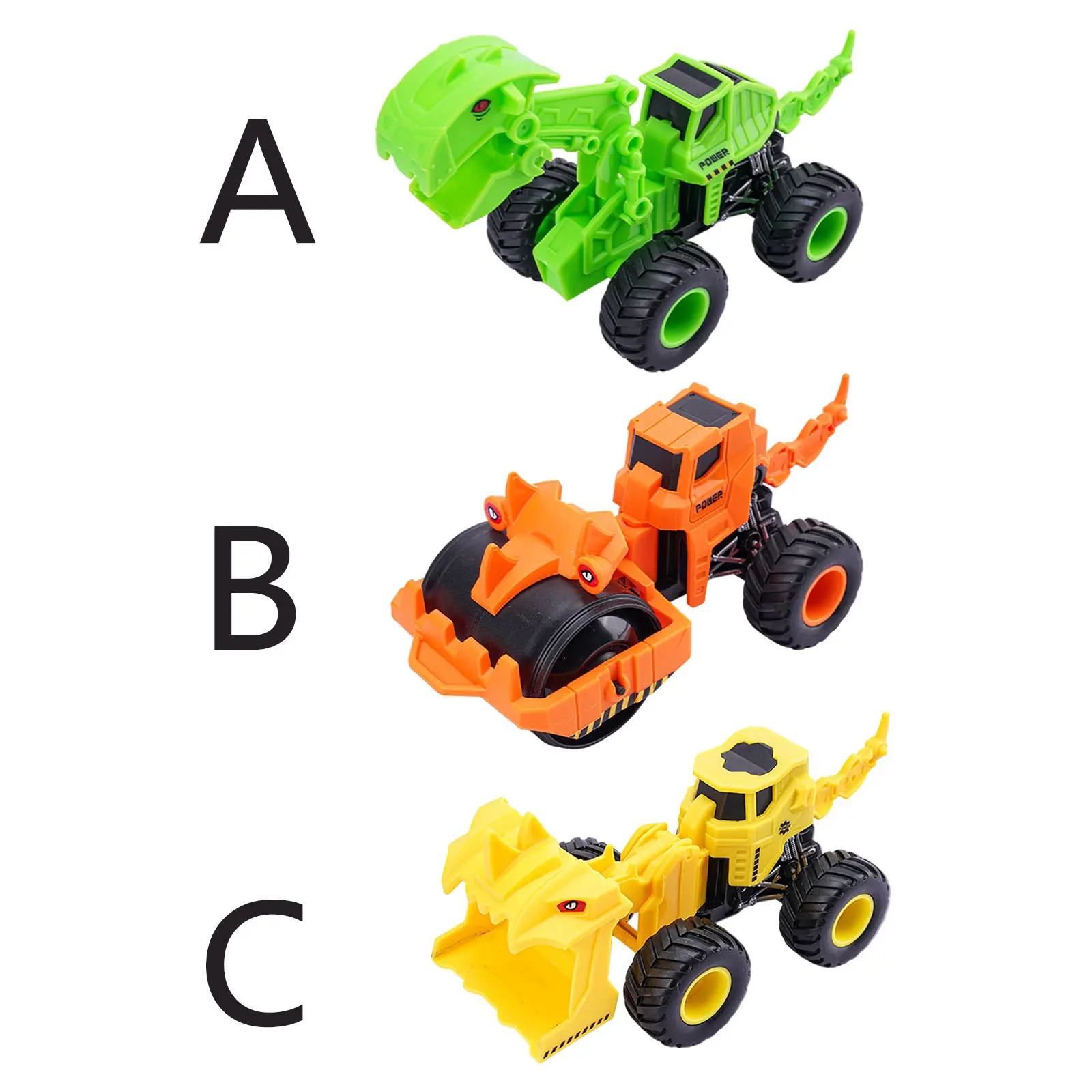 

Simulation Dinosaur Engineering Vehicle Construction Vehicles Playset Inertial Car Inertia Model Toy Dinosaur Toy for Kids Gifts