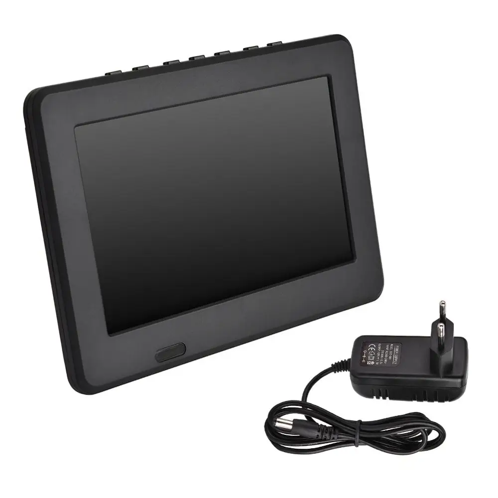 LEADSTAR ISDB T 7 дюймов Перезаряжаемые цифровой Цвет ТВ плеер TFT LED Экран штепсельная