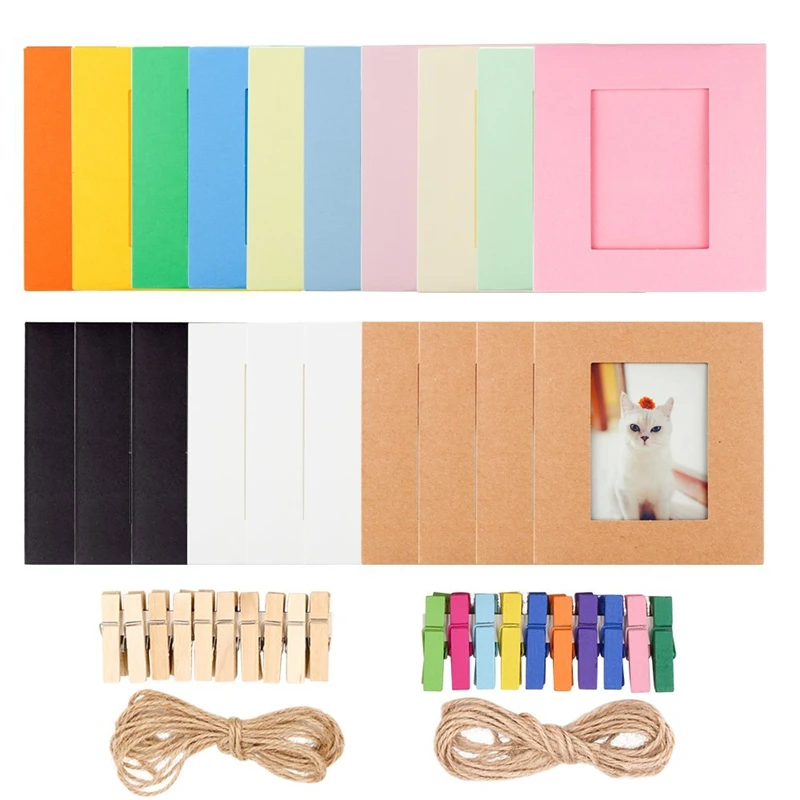 Для Fujifilm Instax Mini Camera для Polaroid 3 дюймовые фото наклейки в альбом цветные фоторамки