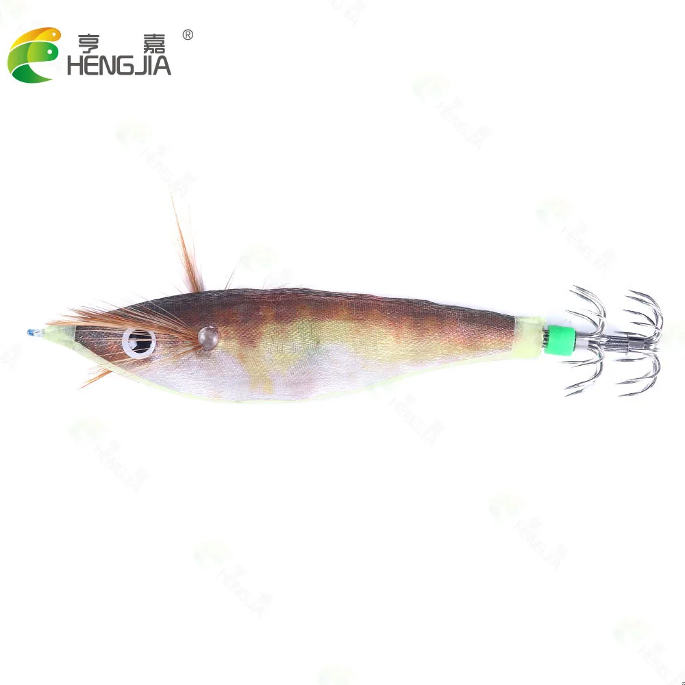 

10cm/10g Horizontal Luminous Shrimp Squid Lure Bait Explosion Hook Sea Fishing Lure 3d Bionic Plastic Hard Bait Squid Needle