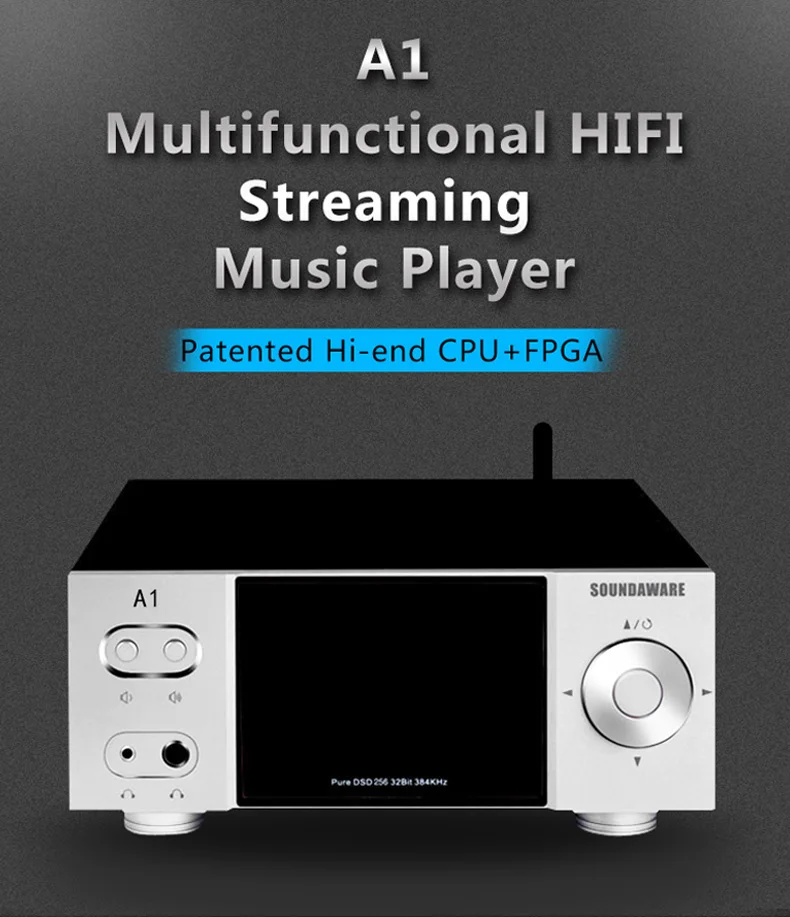 SOUNDAWARE A1 Национальный HIFI потоковый музыкальный плеер Многофункциональный интегрированный настольный с ЦАП двойной усилитель для наушников