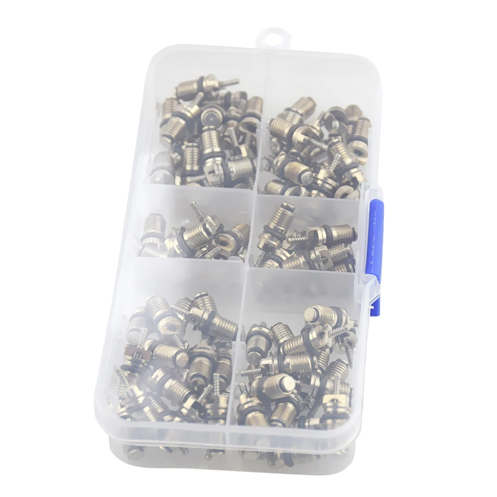 

110Pcs High Pressure A/C Core Valve R134A Car Air Conditioning Service Kit