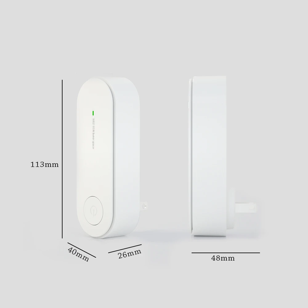 

Plug-In Air Purifier Mini Air Freshener 110V 35db Noise 41-60 Sq Meter Applying Area Bedroom Kitchen Air Disinfect Machine