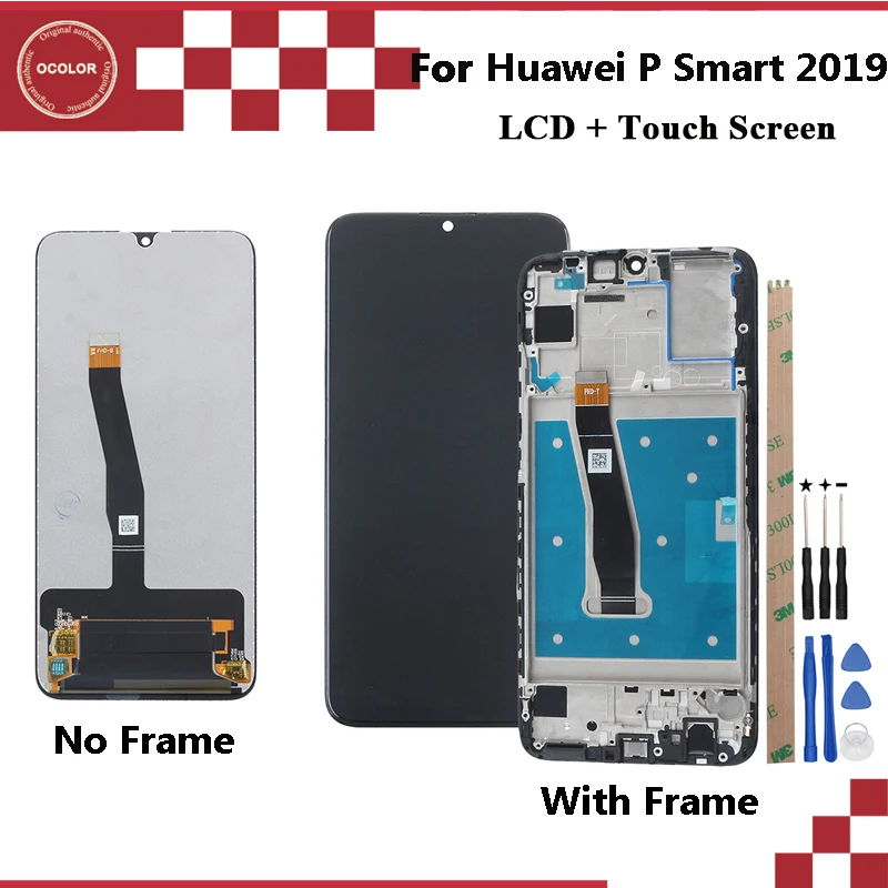 Цветной для Huawei P Smart 2019 Maimang 8 Enjoy 9S ЖК-дисплей и сенсорный экран 6 21 дюймов