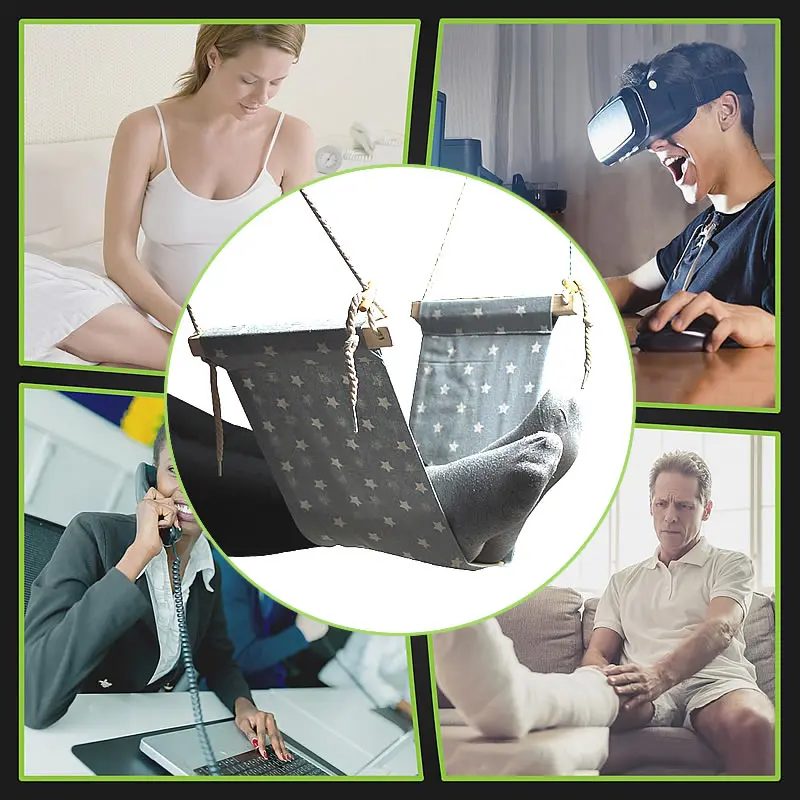 Подножки для рабочего стола портативный удобный гамак ног регулируемая офисная