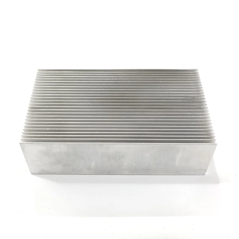 

Aluminum Heat Radiator Heatsink Cooling Fan 150mmx69mmx36mm Silver Tone