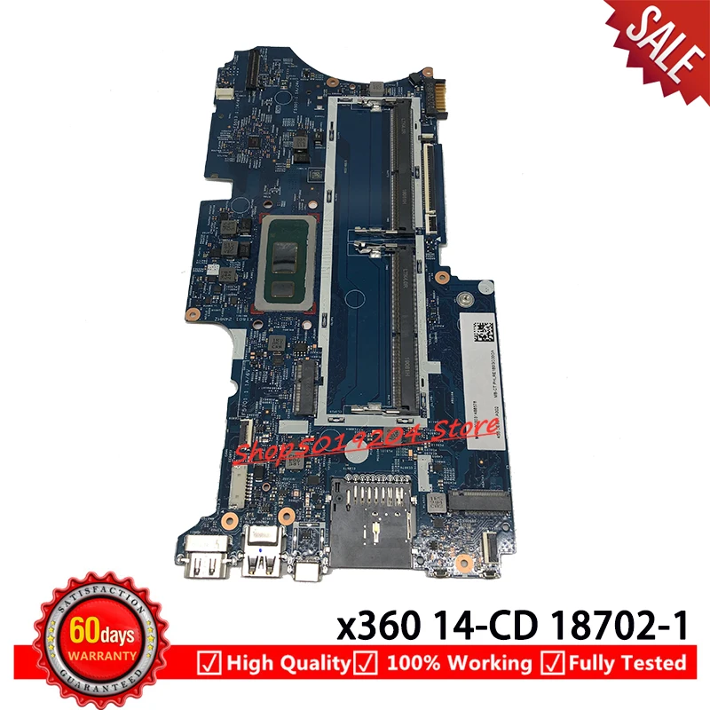 18702 1 448.0E815.0011 для ноутбука HP Pavilion x360 14 CD системная плата 839507 601 601|Материнские платы
