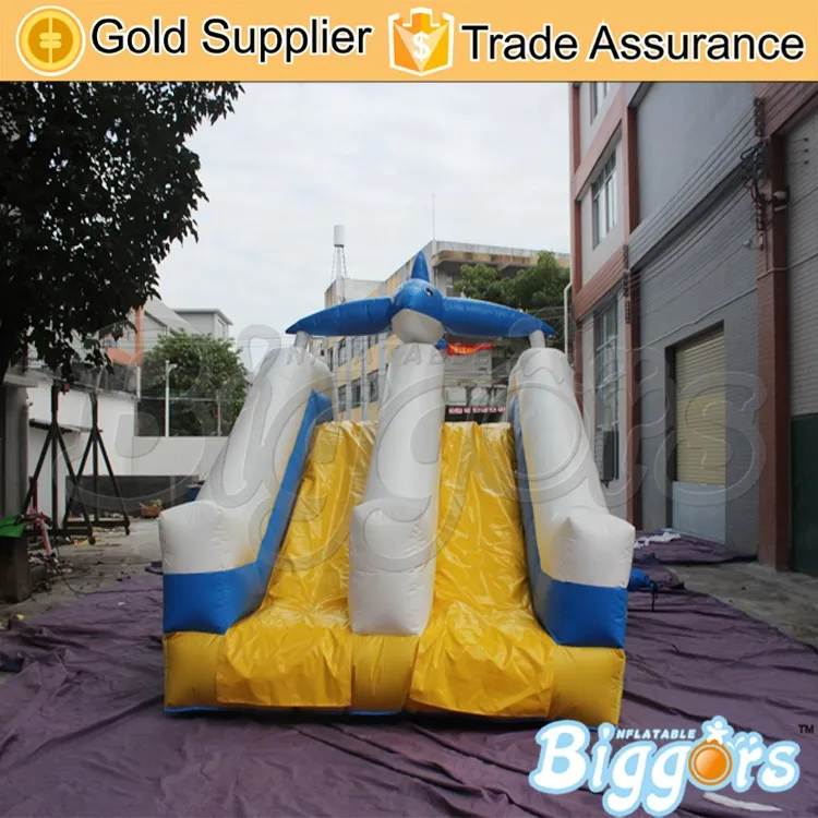 

Amusement Park 10ft Double Slides Inflatable Slide Mini Tobogan Water Pool Slide