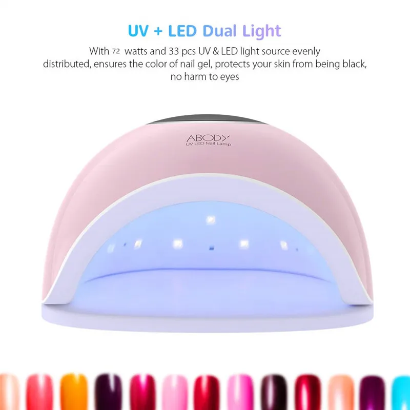 

72W Star5 Nail Light Tools Nail Set Phototherapy Machine 33 Lights Ultra Power Nail Dryer Nail Uv Lamp Infrared Sensing