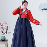 south korean traditional embroidered court korean dress ancient dress women korean national stage dance performance costume