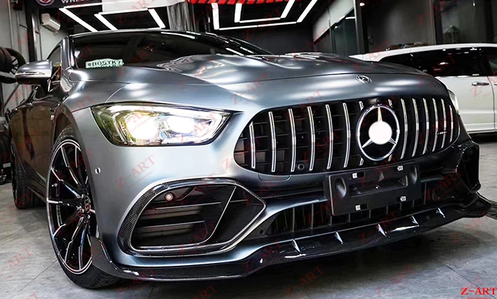 Z-ART Для AMG GT50 2019 углеродное волокно тюнинг-пакет для GT53 Тюнинг Комплект GT 4 двери
