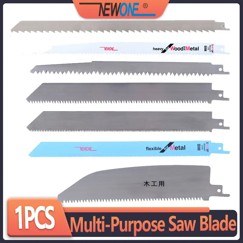 

NEWONE Stainless steel/BIM Reciprocating Saw Blade Hand saw Saber Saw Blades for Cutting Wood/Meat/frozen-Meat/Bone/Metal