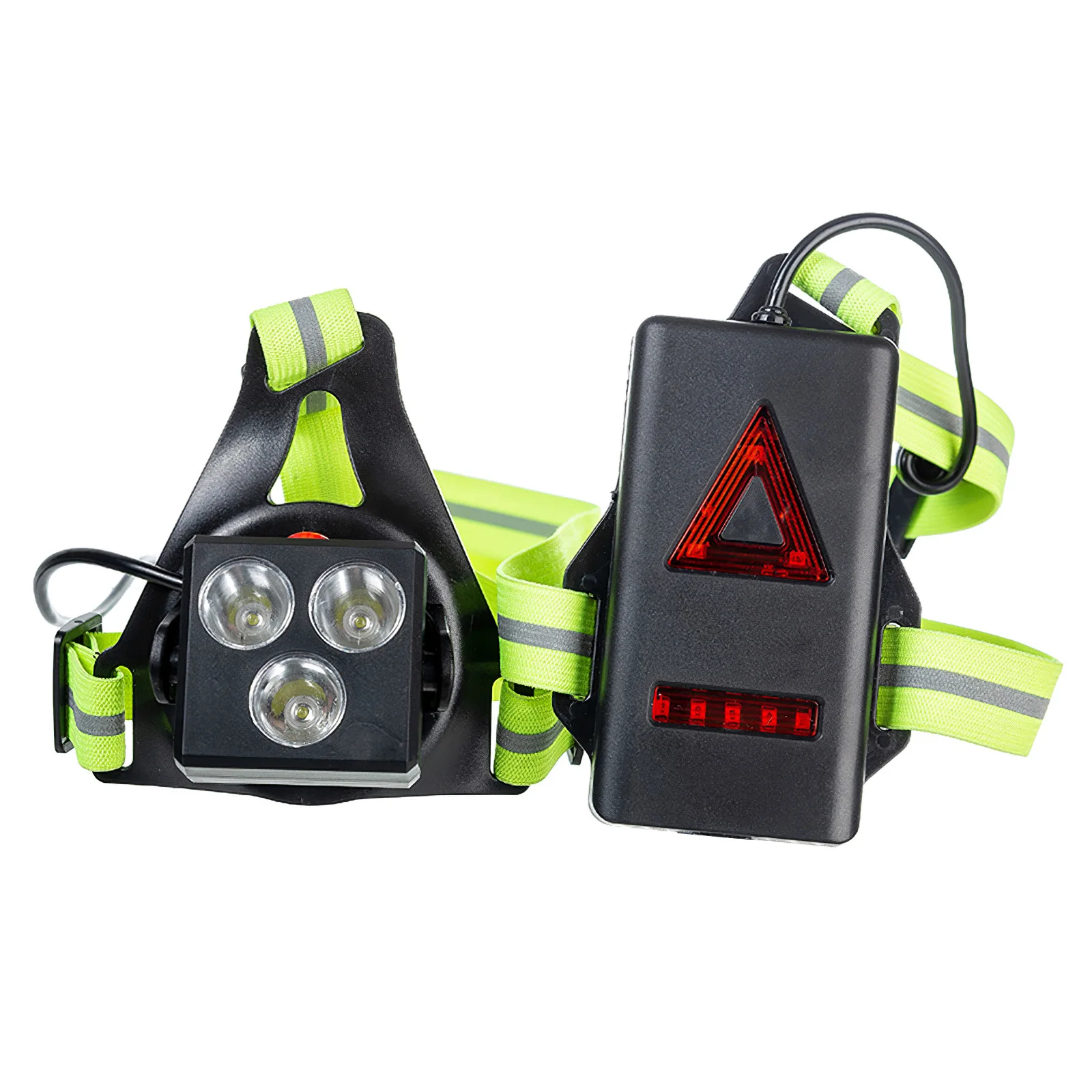 

Running Headlight Head Torch Riding Runners Warning Light USB Charging High Brightness Security Chest Lamp