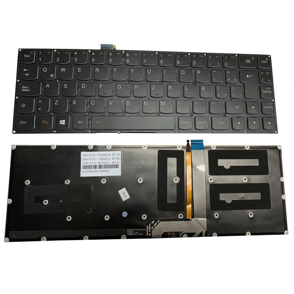 

New Laptop Keyboard For Lenovo YOGA 3 PRO 13 1370 SN20F66334 Backlight LA